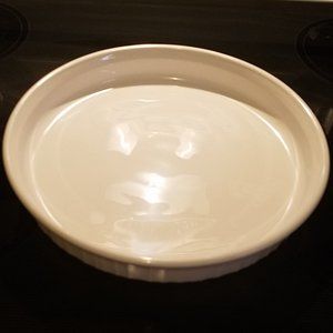 Corning Ware French White Round Quiche Pan 10 1/2"